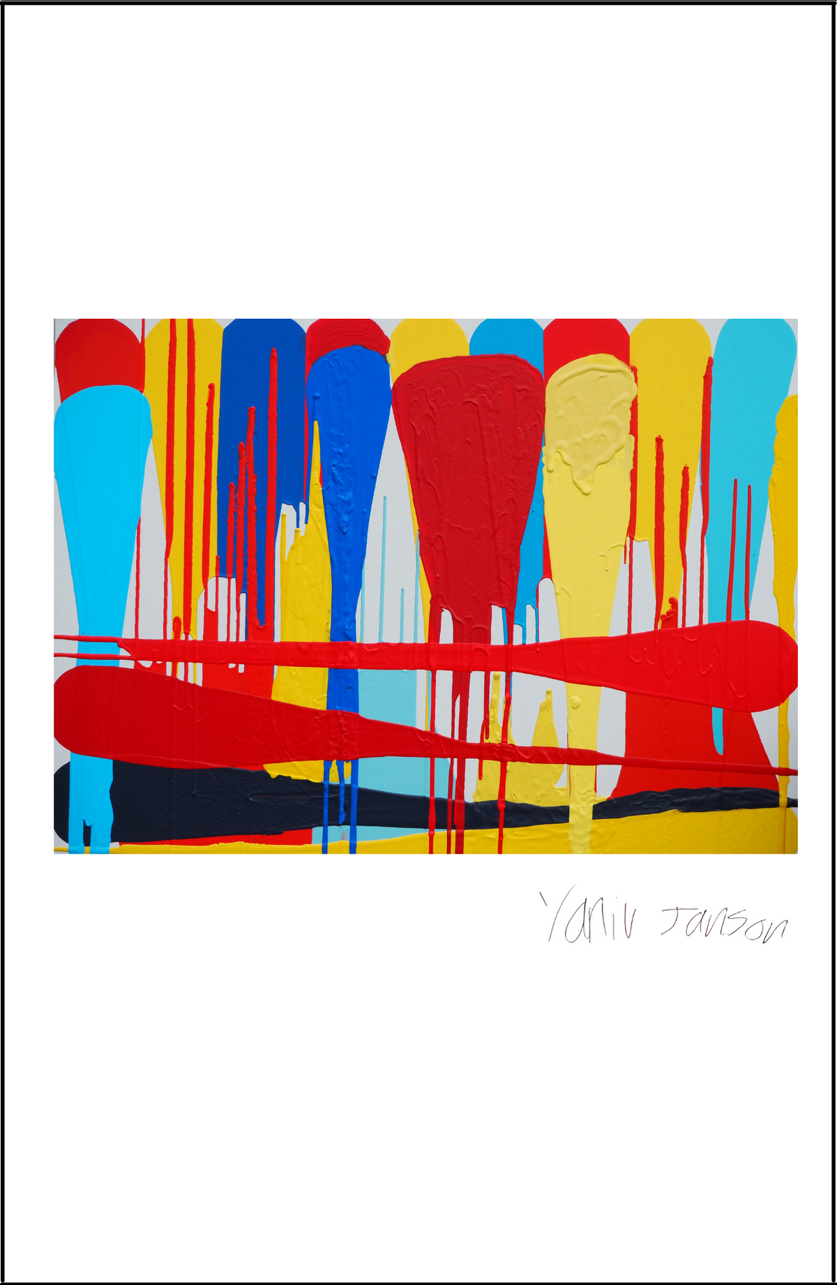 A Circus of Primary Colours Print